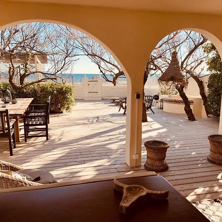 Mas Andalou Fabuleuse première ligne de mer, plage privative Frontignan Esterno foto
